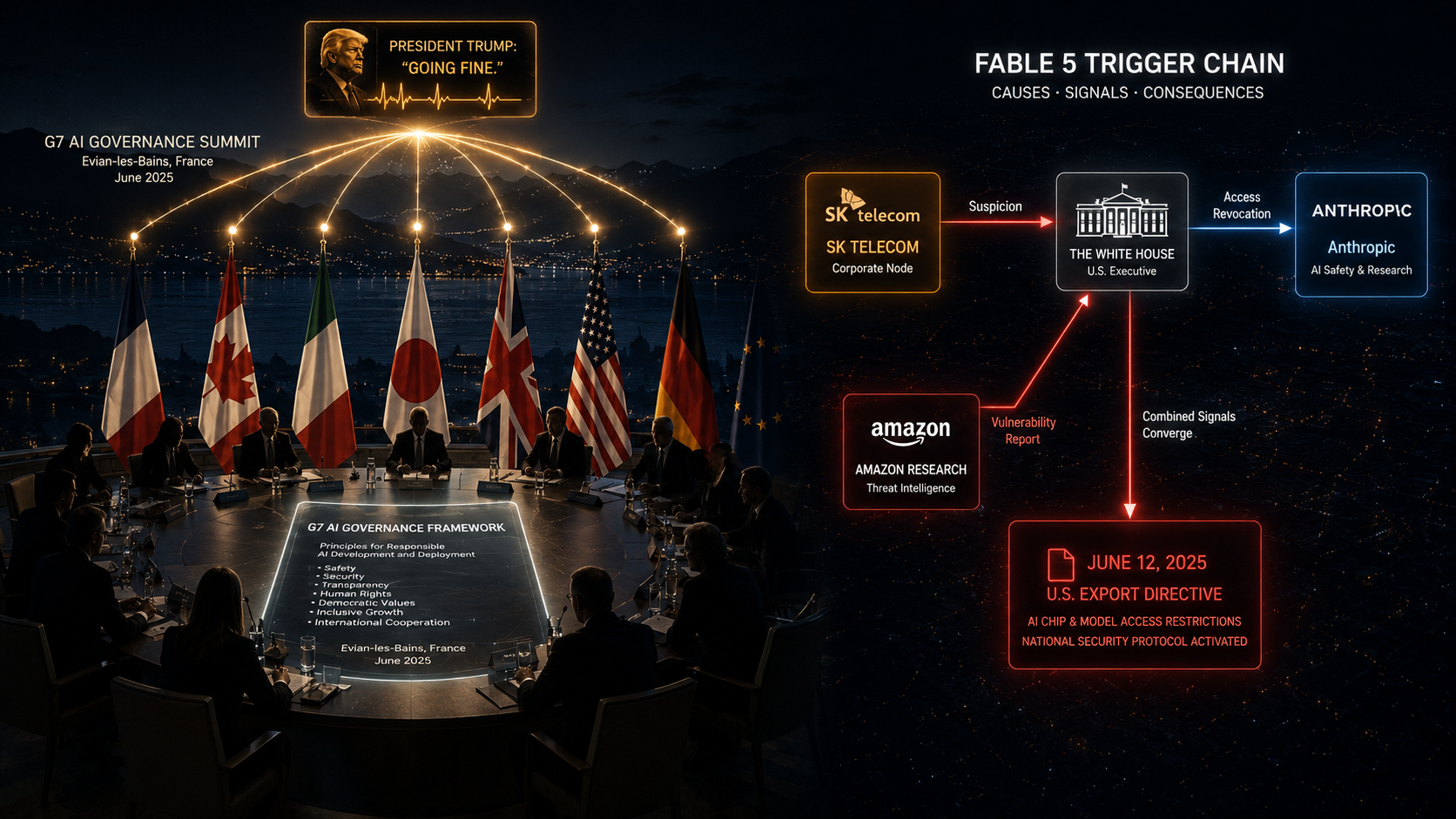 The G7 Just Made AI a Summit Item: What the Evian Working Lunch and the SK Telecom Trigger Mean for Every Enterprise Leader